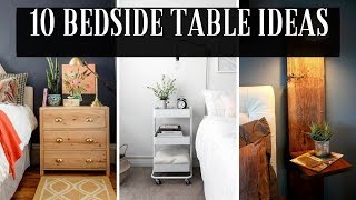 Hi everyone. Today I give you 10 ideas for bedside tables. Where to find me: Instagram - https://www.instagram.com/krystle.williams/ 