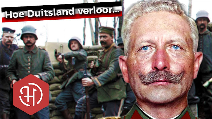Hoe Duitsland de Eerste Wereldoorlog verloor