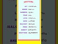 English Words / Emotions #vocabulary #gk