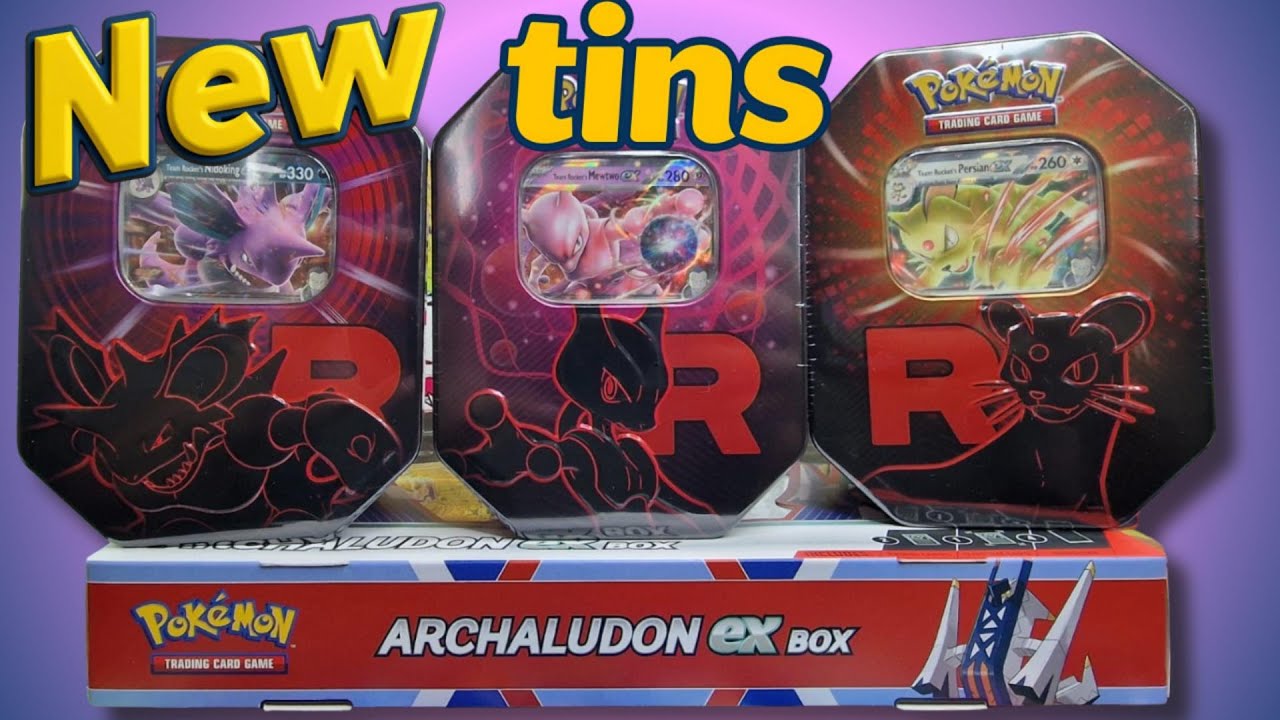 NEW TEAM ROCKET'S TIN