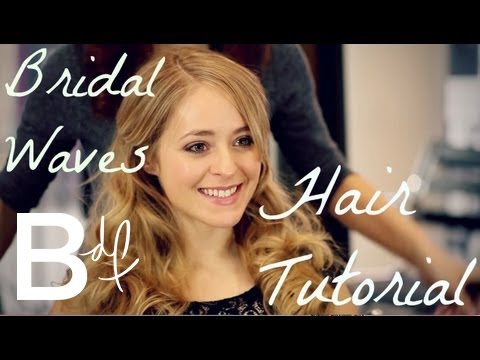 Bridal Waves - Wedding Hair Tutorial - YouTube