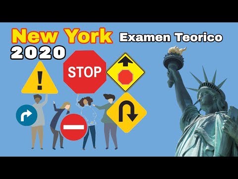 EXAMEN TEORICO DE CONDUCIR DE NEW YORK 2020. LICENCIA DE MANEJO