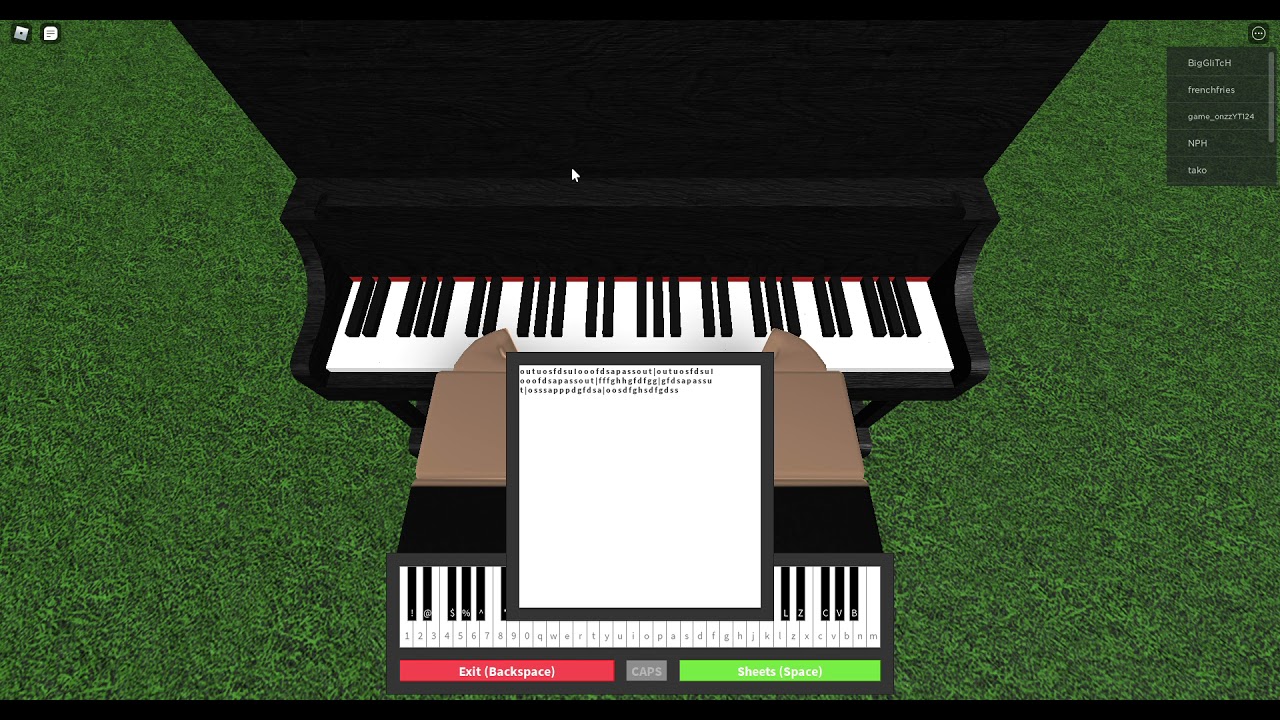 USA National Anthem Piano Roblox YouTube 