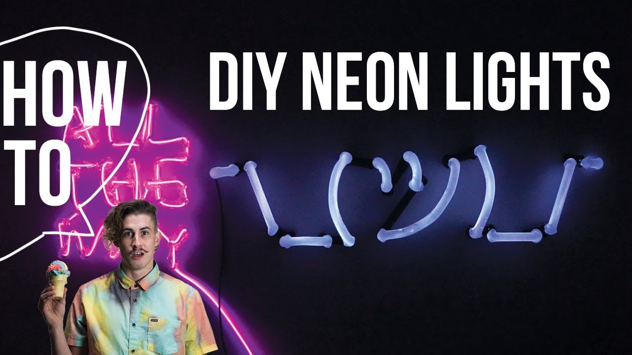 Here&#39;s How to Make Fake Neon Lights Using Electroluminescent Wire