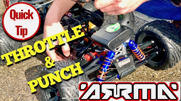 ARRMA BLX185 ESC Calibration & PUNCH - RC QuickTip