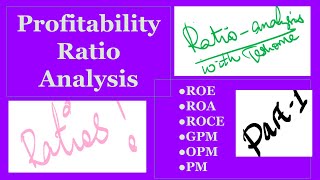 Profitability Ratios/Return on Assets/Return on Equity/Gross Profit Margin/Operating Profit Margin