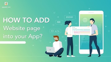 How to add Website page into your app?