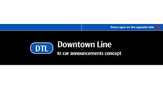 Downtown Line in car announcement