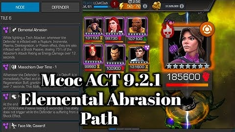 Mcoc ACT 9.2.1 Elemental Abrasion Path | mcoc ACT 9.2.1 | mcoc ishvalangaming | #mcocact9 #mcoc