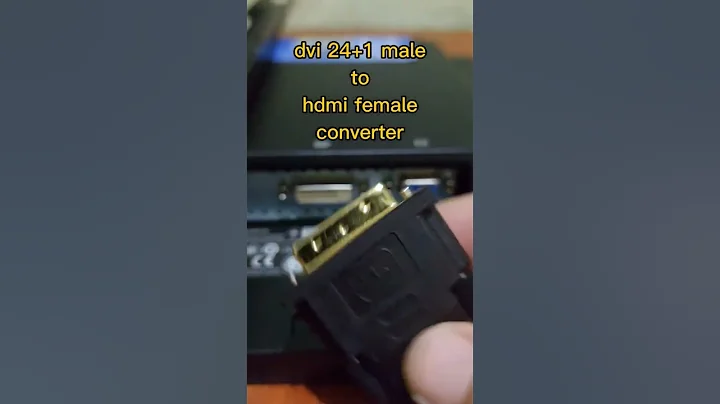 dvi 24+1 male to hdmi female converter #shorts #shortvideo