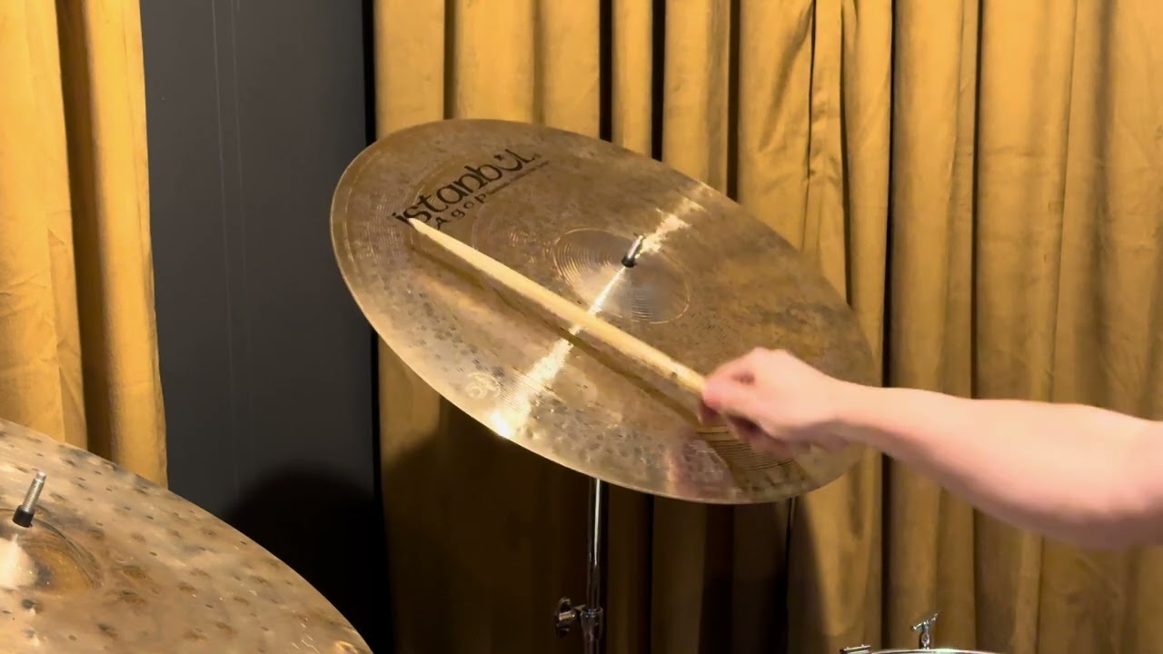 Piatto Ride Jazz 22 Pollici Istanbul Agop Serie Tradizionale – Nuovo JR22