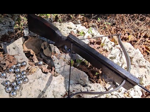 I've Modified My Crossbow To Shoot 8mm Steel Ball, This Is How Powerful It Is