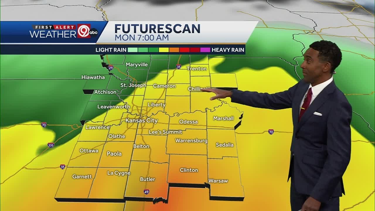 Warm and windy fall weekend ahead, washout possible for Monday - YouTube