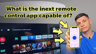 What is the inext remote control app capable of? screenshot 4