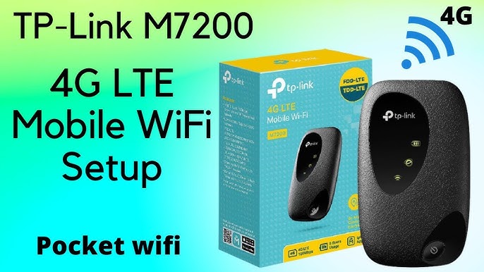 TP-Link M7200 Mobile Router Hotspot Portatile, Saponetta Wifi 4G LTE Cat4  150 Mbps