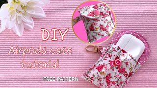 How To Sew An Airpods Case Easy Diy Sewing Tutorial Free Pattern