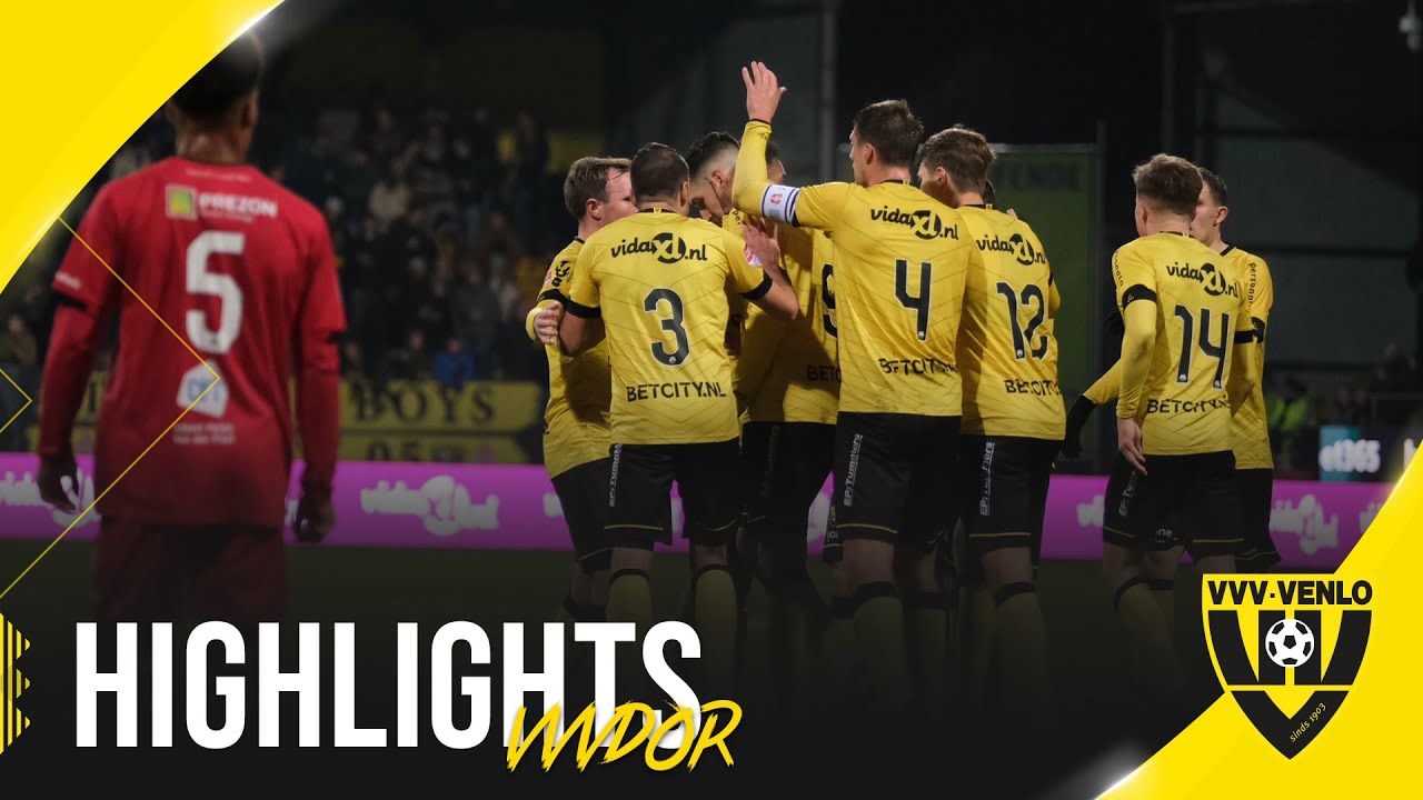 Highlights VVV Venlo  - FC Dordrecht