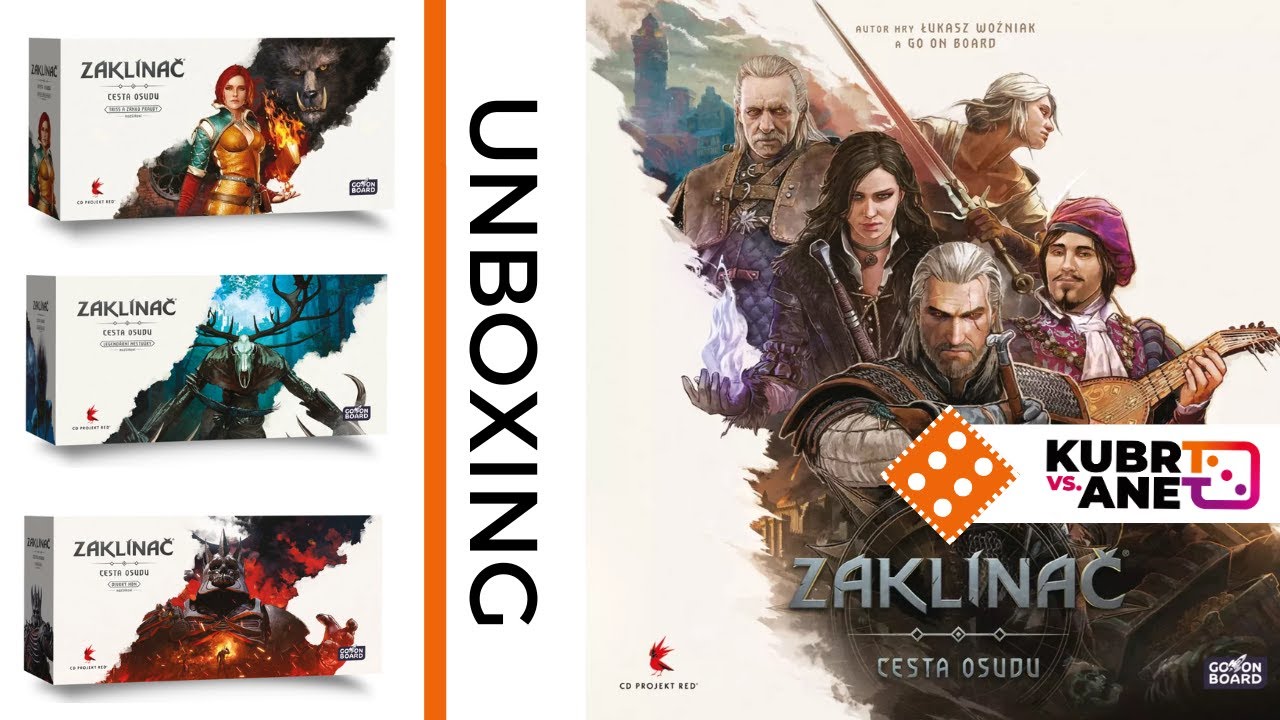 Unboxing deluxe verze hry Zaklínač: Cesta osudu včetně všech expanzí