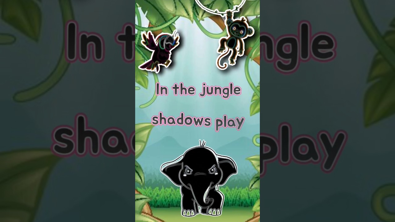 Jungle Shadows – Guess the Animal Rhymes for Kids! 