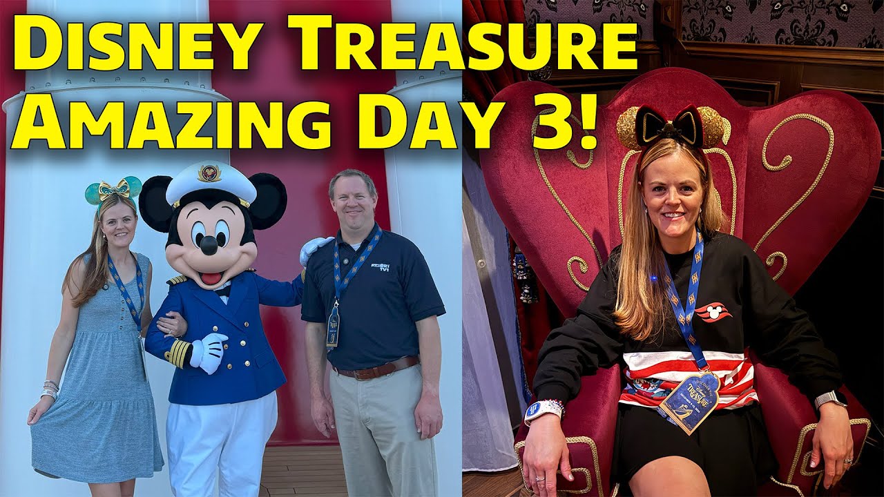 Disney Treasure - An Amazing Day 3 at Sea - HUGE EPCOT Suite, Coco Show & More!  Disney Cruise Line