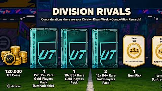 Elite Division Tier 2 Weekly Rewards..Coins...Packs..FC26