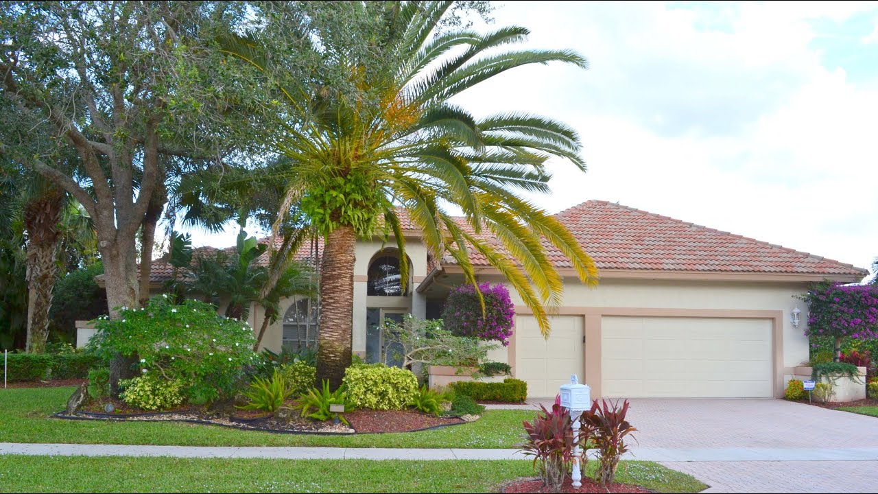 Boynton Beach Home in Indian Spring for Sale Home on the Lake with a