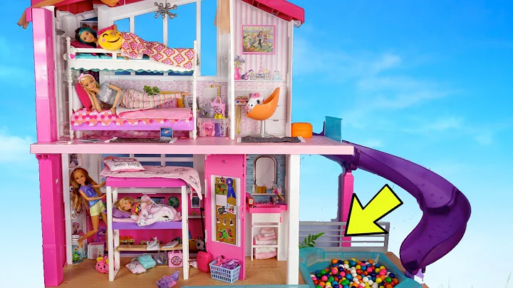Barbie Sisters Day Morning Routine with Ball Pit! Dreamhouse Adventures Toys
