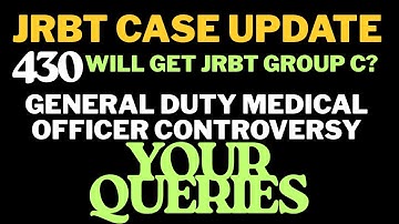 JRBT Court Case Update| 430 aspirants will get Job?| TPSC GDMO Controversy | #jrbt #tpsc