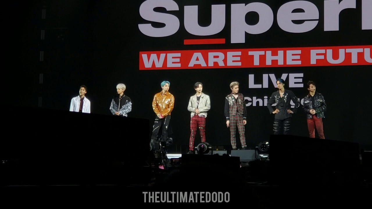 191113 Ending Ment @ SuperM 슈퍼엠 We Are the Future Live Chicago Concert Fancam