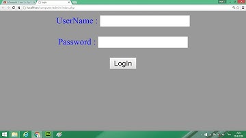 การสร้างหน้า login ใน Dreamweaver CS6โดยใช้Appserv ตอน1