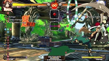 GGXRDR2 May CH hori dolphin stun route (elphelt)