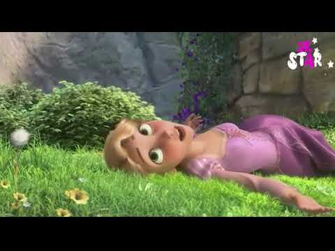 "TANGLED"' - most popular clip | Rapunzel come out  1st from her tower.