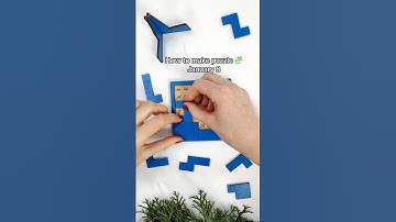 How to make puzzle! January 8✅ #puzzle #calendarpuzzle #custompuzzle #adventcalendar #gift #puzzles