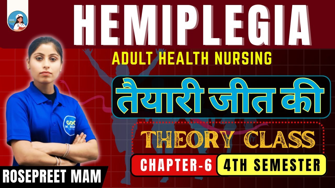Hemiplegia (Adult Health Nursing) | BSc Nursing Semester – 4th |