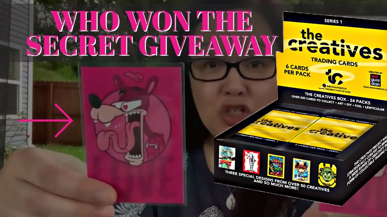 Secret Giveaway from Last Monday’s Video The Creatives Trading Card