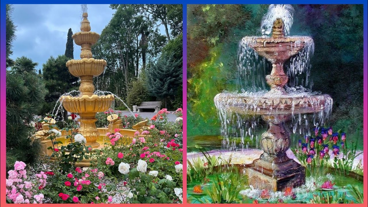 Fantastic & Captivated Garden Fountain Ideas - Garden Decor Hacks
