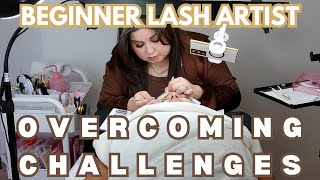 Overcoming challenges for beginner lash artists
