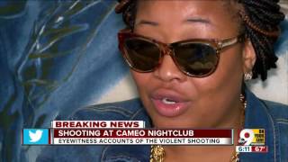 Woman says she was outside nightclub when gunfire started