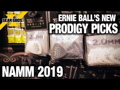 NAMM 2019 - ERNIE BALL'S NEW PRODIGY PICKS | GEAR GODS