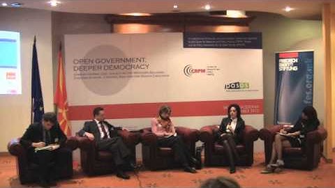 Plenary 1: Forging a New Impetus towards Open Government