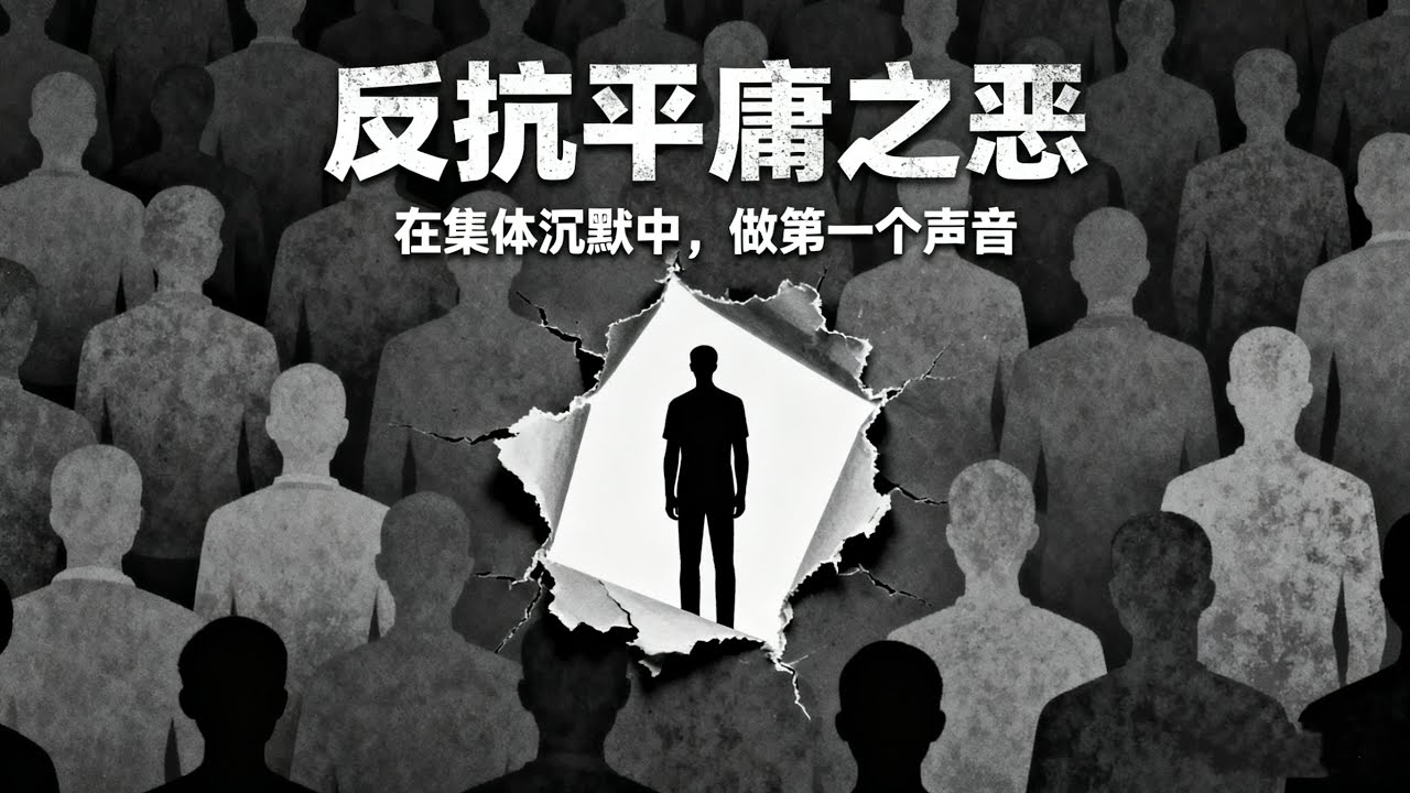 《反抗平庸之恶》“平庸之恶”:当“不思考”成为一种大规模的罪恶 - YouTube
