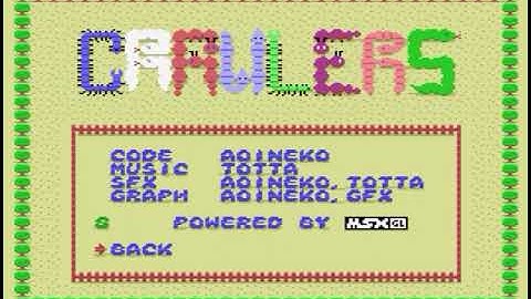 Crawlers ( MSX ) MSXDev 2023
