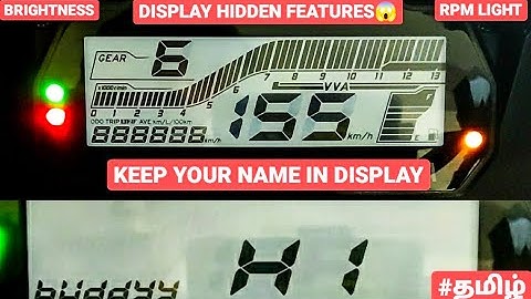 Keep Your Name In R15V3 Display | Display/ Speedometer Settings Fully Explained | Tamil