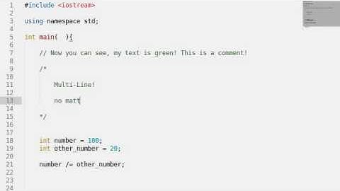 C++ 04 Comments