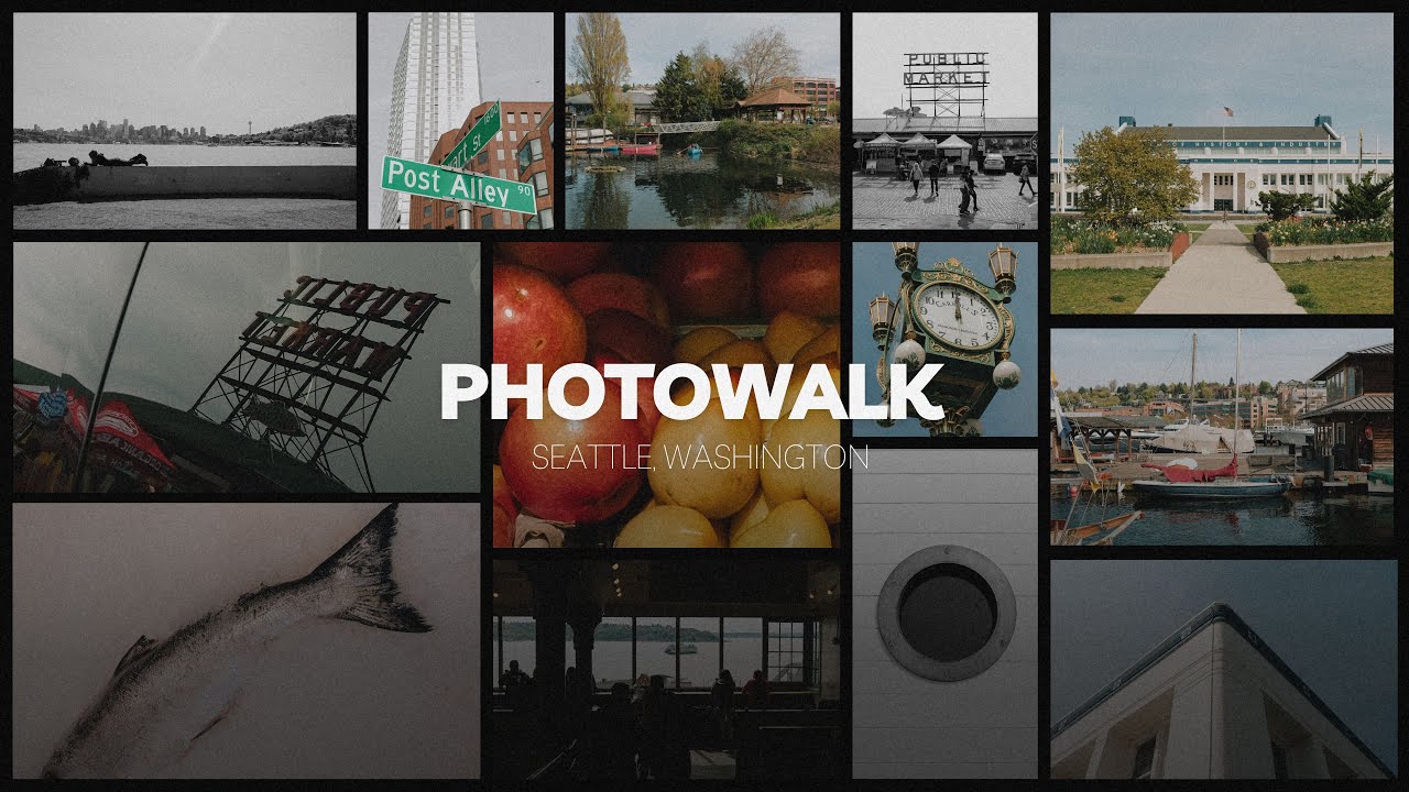 Relaxing Photowalk on a Sunny Seattle Day