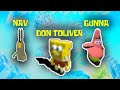 Spongebob Characters rap "Lemonade" By Internet Money (Don Toliver, Gunna, NAV)