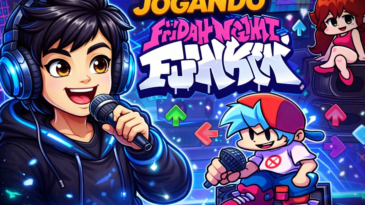 Jogando Friday Night Funk(FNF)