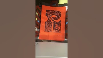 "R" Poster Risograph printing