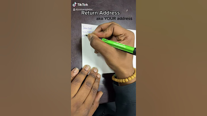How to Address an Envelope