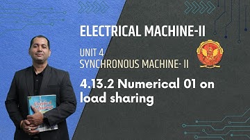 4.13.2 Numerical 01 on load sharing | EE501 |
